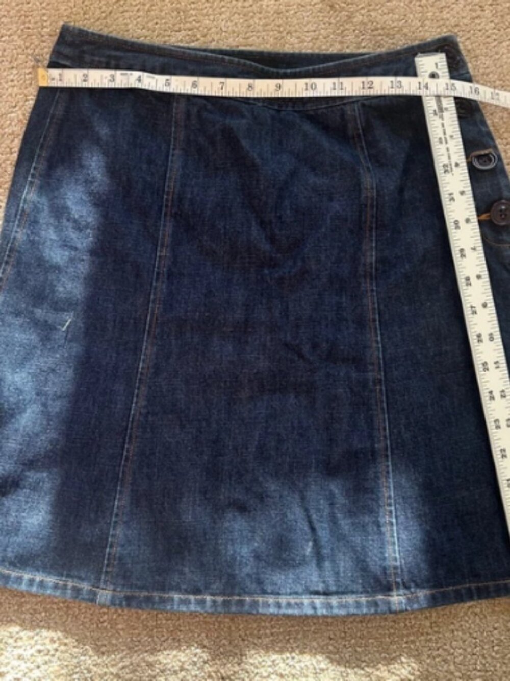 The Limited Classic Cotton Denim Skirt